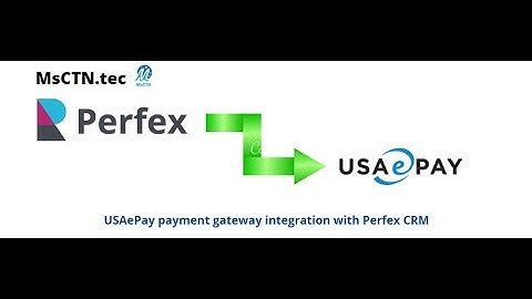 USAePay Payment Gateway Integration in Perfex CRM #PerfexCRM #USAePay #PerfexPaymentIntegration