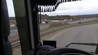 Видео Это только в России?!Пропускной режим,Огромные пробки((Наработались (автор: Большегруз 40rus)