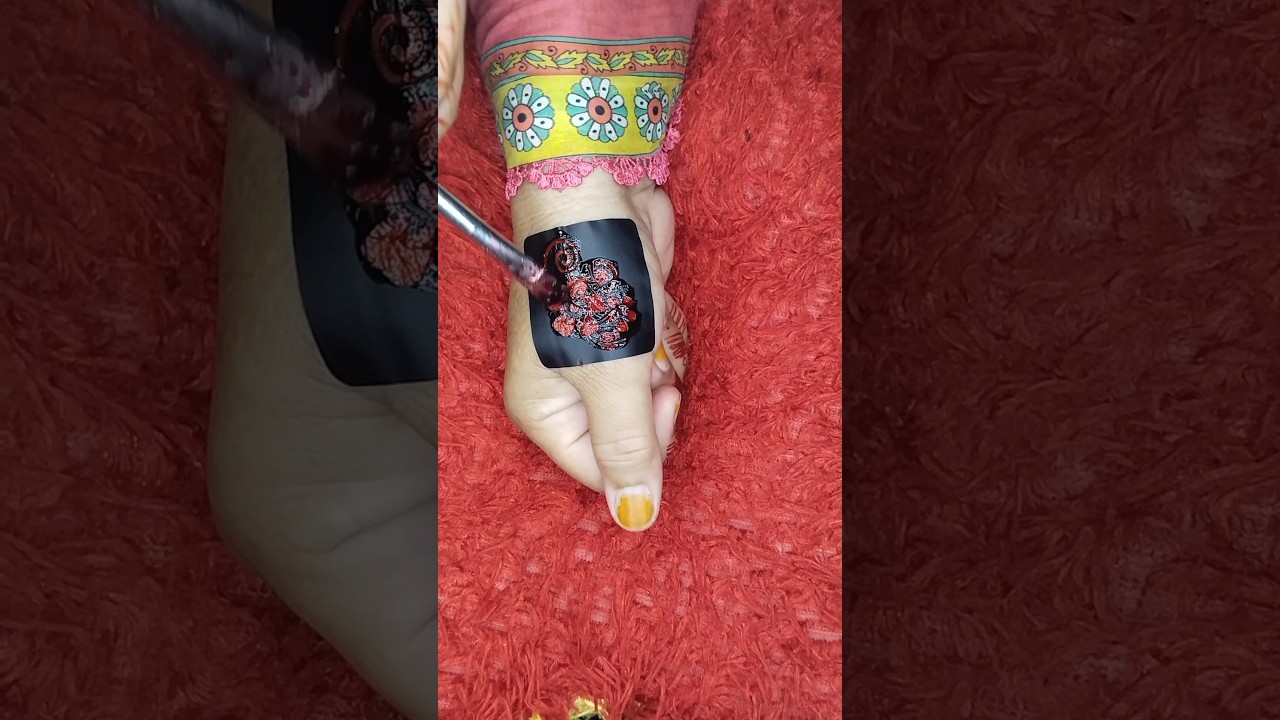 beautiful tattoo sticker design #shorts