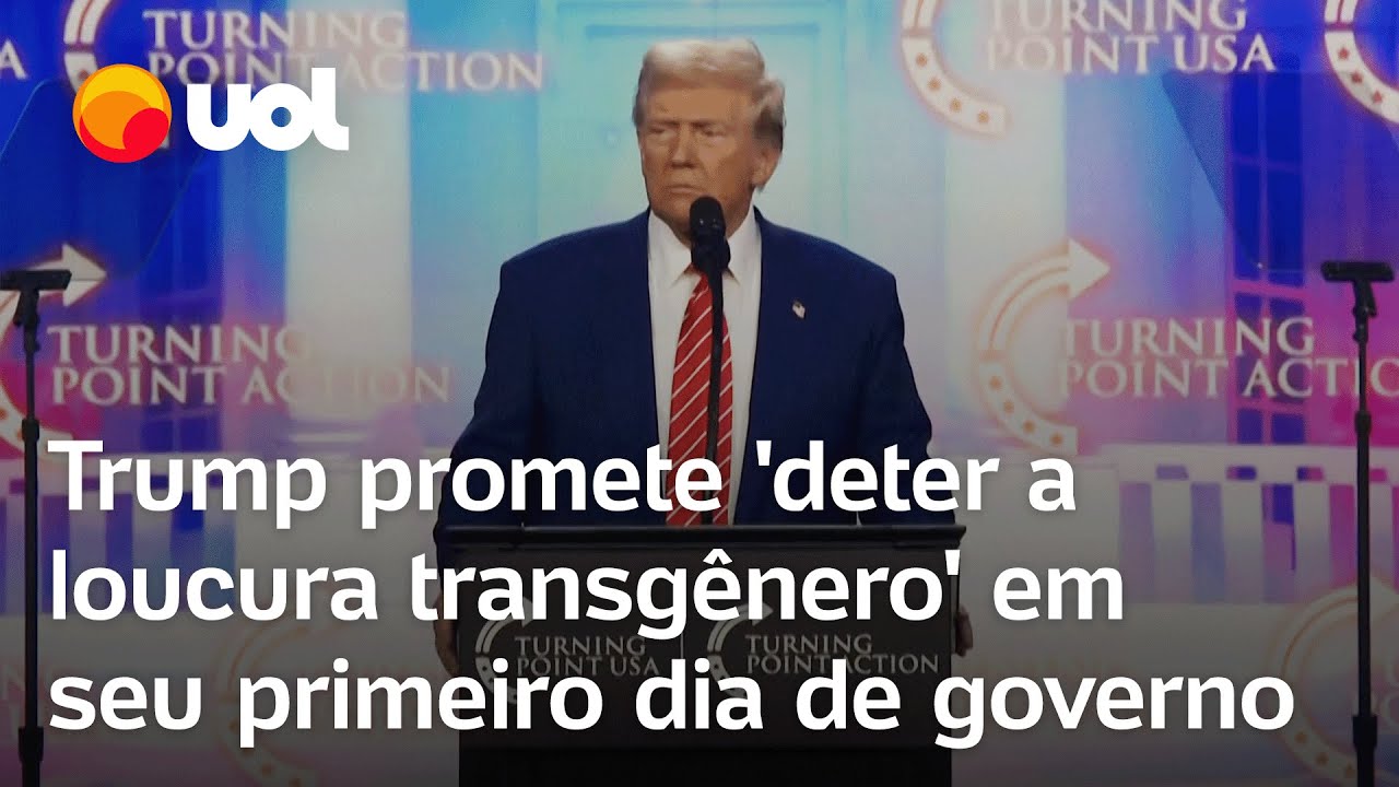 Trump promete 'deter loucura transgênero' e banir do Exército e das escolas em seu 1º dia 