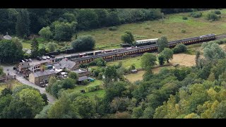 Two Trains at Levisham Station