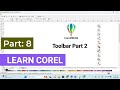 🔥 CorelDRAW Toolbar Part-2 😱 | Text, Table, Blend, Fill सब कुछ Practical 💻 | #CorelDRAW #Graphic