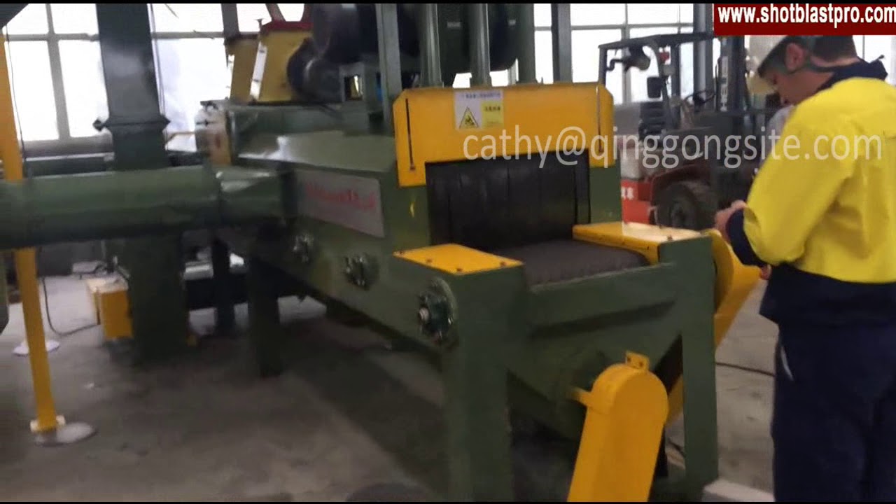 paver block shot blasting machine 2