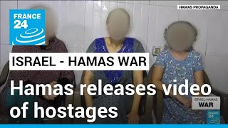 Hamas video shows women abducted in Israel attacks • FRANCE 24 English Hamas video shows women abducted in Israel attacks • FRANCE 24 English