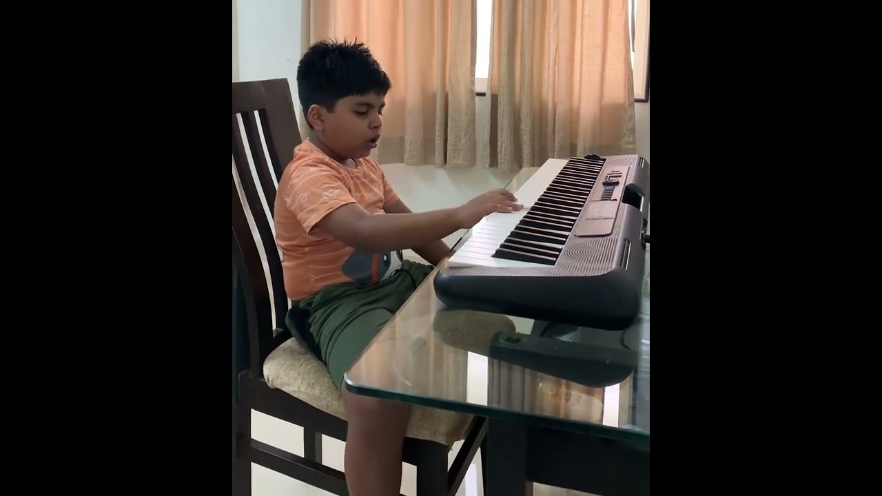Shakya playing Naatu Naatu song YouTube