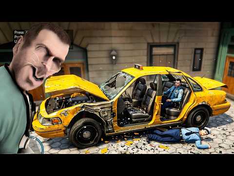 What Happens If Every Car Goes 9,999,999 MPH (Except Taxis) But NPCs Can Respawn?