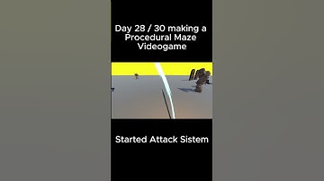 Day 28 making a procedural Maze Videogame. Play It on Itch.io:KurjusGames/TheMaze #shorts #gamedev
