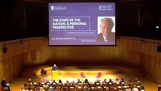 Heseltine Institute Lecture by Lord Michael Heseltine CH