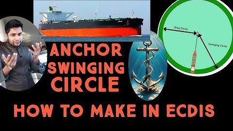 HOW TO CALCULATE ANCHOR SWINGING CIRCLE FOR SHIP IN ECDIS.2ND OFFICER.3RD OFFICER JOB.JUNIOR OFFICER