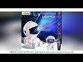Star Projector Galaxy Night Light Astronaut Space Projector Starry Nebula Ceiling LED Lamp for Bedro
