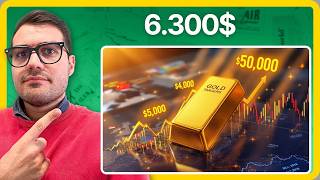 TI SPIEGO perché l'oro arriverà (forse) a 6.300$