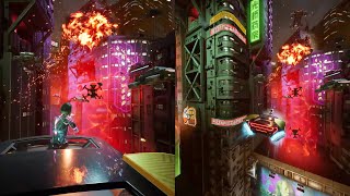 Split Fiction - Cyber City Flying Car Chase Gameplay screenshot 3