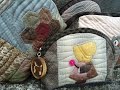 How to sew Quilt pouch "Half moon pouch " キルトポーチ半円形ポーチ/パッチワークQuilt Vol.12 Patchwork Nakazawa Felisa