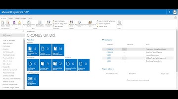 Dynamics NAV 2017 Web Client - the Ribbon