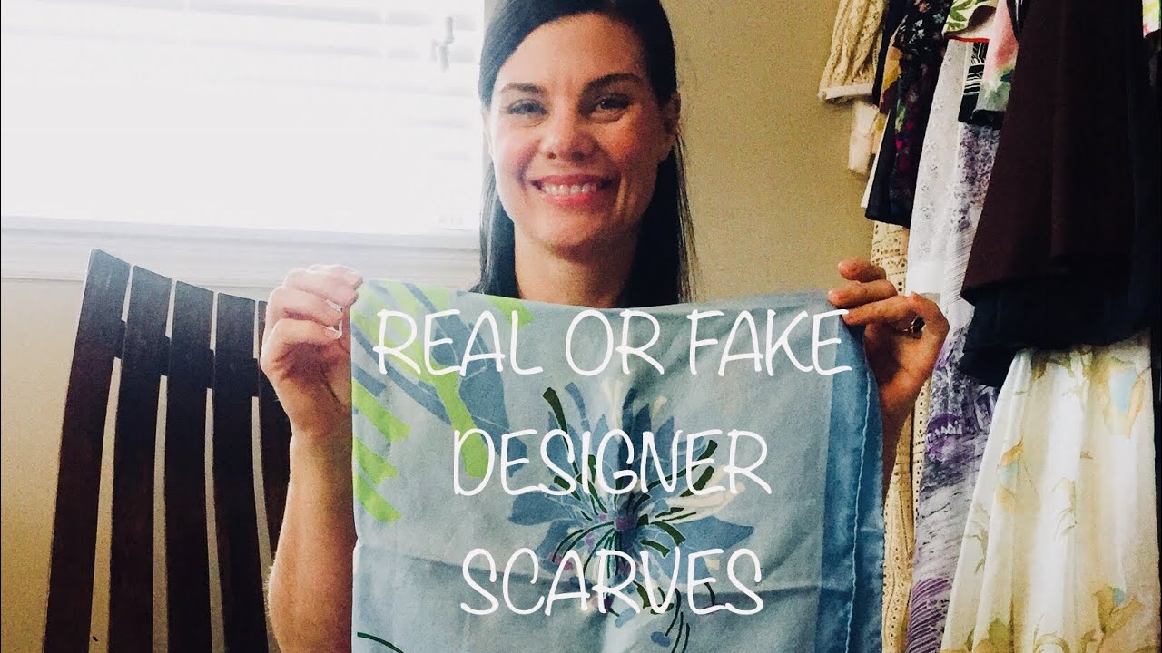 Real or Fake?? Designer scarves. 