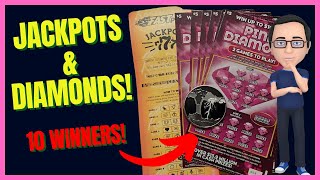Jackpots Diamonds New 5 Tickets and Fast Plays Kentucky Lottery Tickets