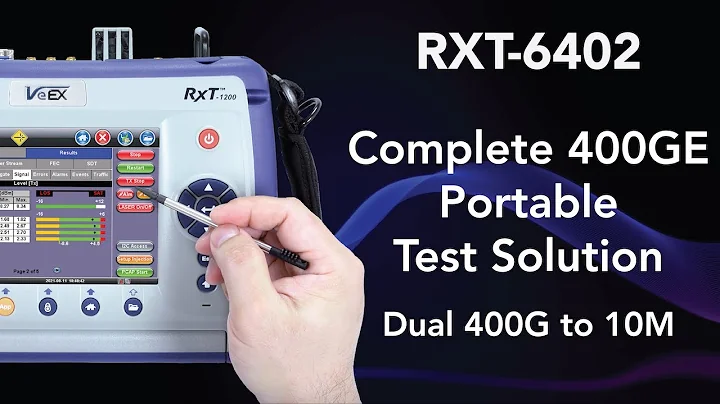 Introducing RXT-6402 | Advanced Dual 400G Multi-service Test Module for Lab to Field