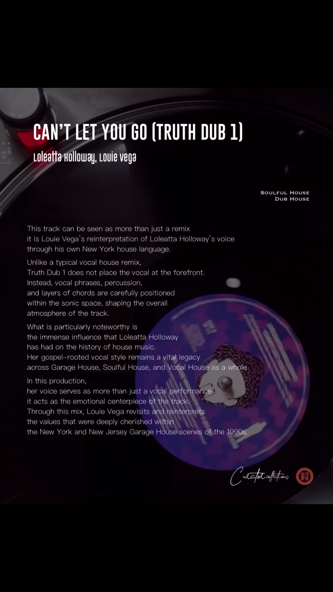 Can't Let You Go (Truth Dub 1) - Loleatta Holloway #soulfulhouse