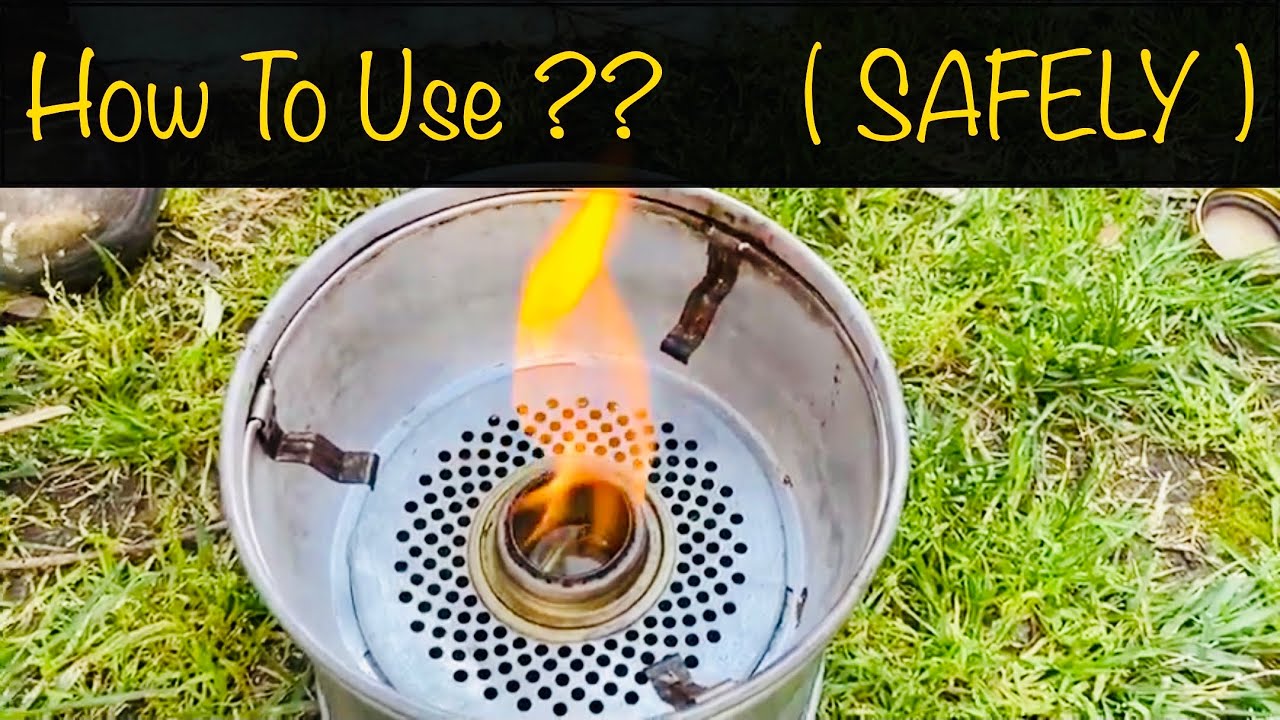 TRANGIA Alcohol Fuel Stove YouTube