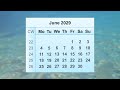 June 2029 Calendar June 2029 Calendar