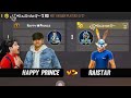 Raistar vs happy prince  best clash squad battle once again on gyangaming live  garena free fire