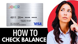 How To Check Joker Visa Card Balance (2026)