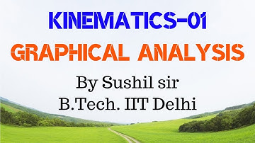 kinematics -01/ rectilinear motion / 1 D motion / graphs / IIT PHYSICS / Sushil sir / kota faculty