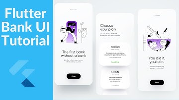 Bank App Intro UI Design - Flutter UI Tutorial 2023
