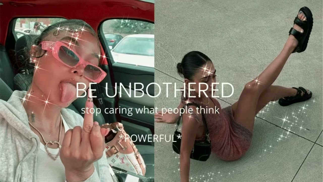 stop caring what people think, unbothered subliminal *FORCED*