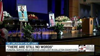 VIDEO: Funeral service held for 5 lives lost in Colleton County fire