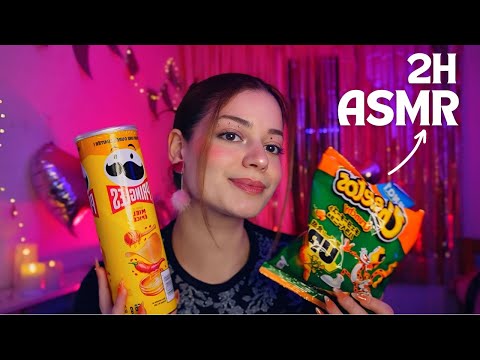 +2h d'ASMR 💖: triggers et dégustation de produits américains !