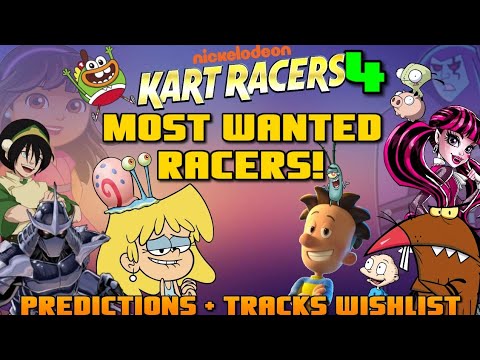 Nickelodeon Kart Racers 4 - MOST WANTED DLC Characters + Tracks ...