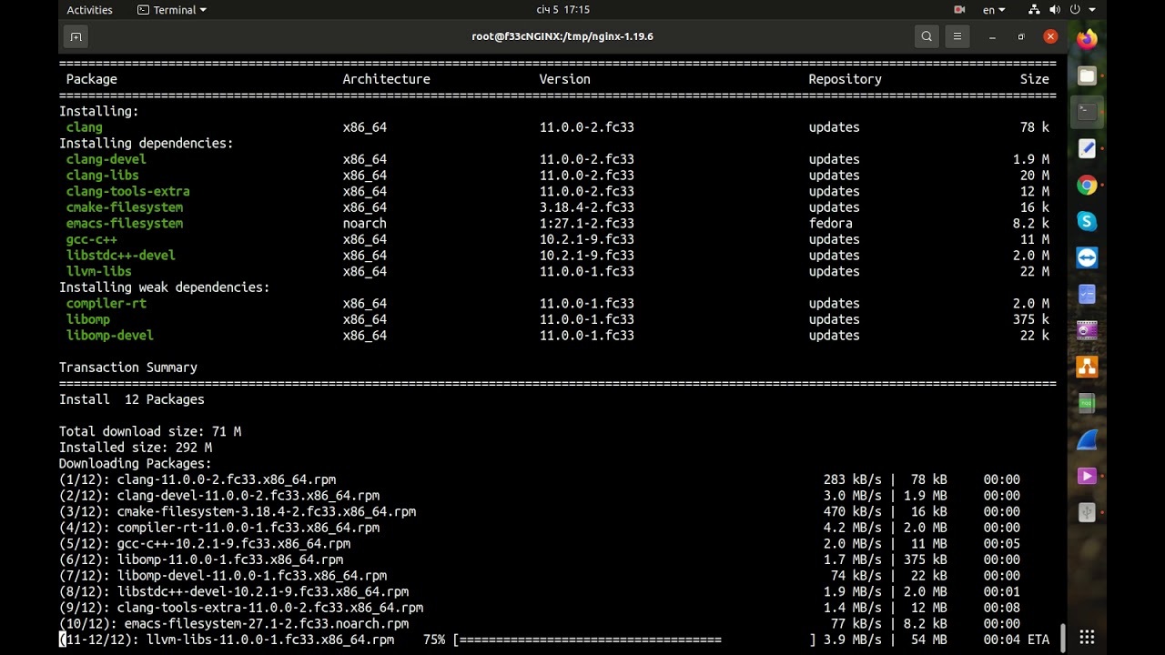 DevOps | Сборка NGINX [ Engine X ] из исходного кода в Fedora 33 - YouTube