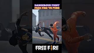 Dangerous Fight 😱🔥 | ff Vs Pubg | #freefire#trending #shorts