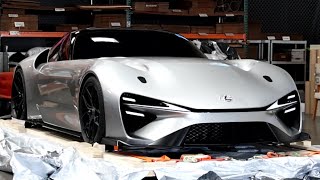 Lexus Electric Supercar Unboxing - Monterey Car Week 2022