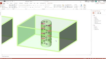 How to draw 3D polymer membrane by Microsoft PowerPoint
