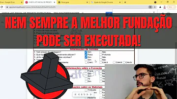 O que determina o tipo de fundação?