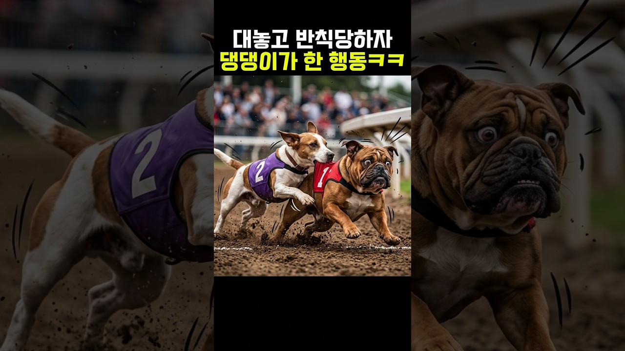 결승선 0.1초 전, 반칙 뚫고 몸 던진 댕댕이 미친 슬라이딩 ㄷㄷ