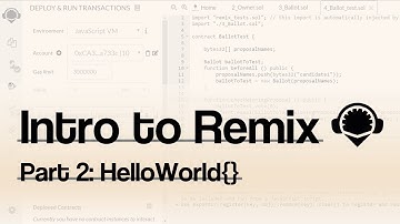 Introduction to Smart Contracts and Ethereum with Remix Part 2: Function Call