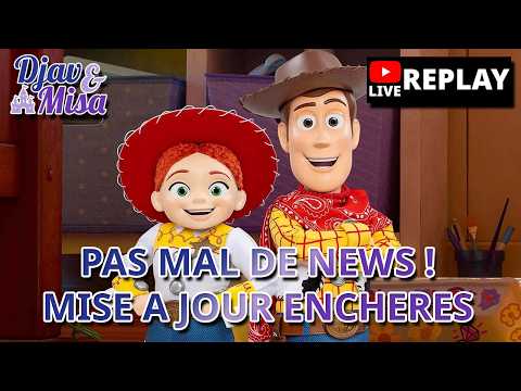 LIVE : POINT ENCHERE ET RETOUR SUR LES DERNIERES NEWS