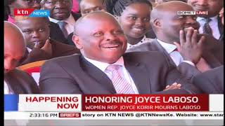 DP Ruto funny joke about Isaac Ruto's "Mukutano Imekwishia" phrase at Laboso's memorial service