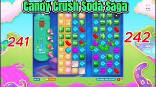 Crack Candy Crush Soda Saga Game Levels 241 & 242 | Pro Tips & Solutions screenshot 4