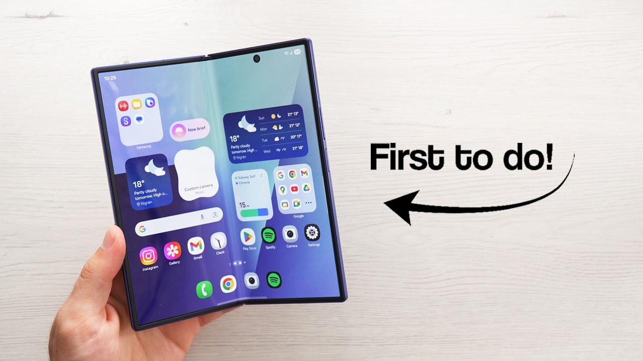 Galaxy Z Fold 7 - First Things To Do! (Tips & Tricks)