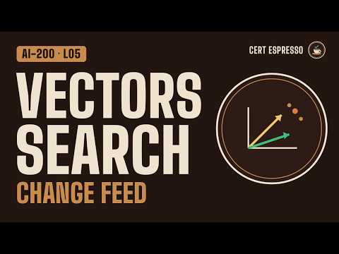 AI-200 Lesson 5: Cosmos DB: Vector Search and the Change Feed