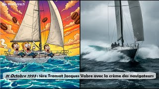 31 Octobre 1993 : Premier départ de la transat Jacques Vabre, réunissant la crème des navigateurs !!