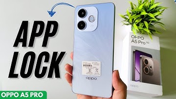 How to Lock Apps in Oppo A5 Pro 5G | App Lock Setting
