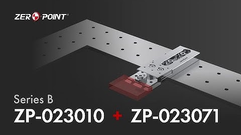 Series B  |  ZERO POINT is modular precision workholding system for Wire cutting machine.