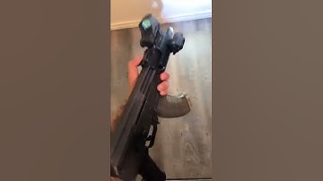 Mini Draco with binary trigger and holosun . #draco#binarytrigger#guns#2a