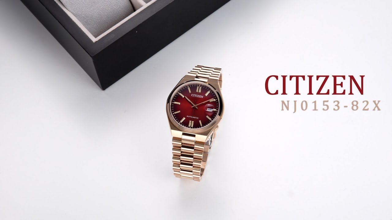 Review đồng hồ Citizen NJ0153-82X cọc vạch số tạo hình dày dặn phủ dạ quang.