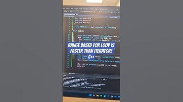 Speed test : Range based vs iterator for loop! #cpp #cplusplus #forloop